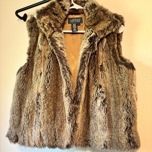 Lauren Ralph Lauren Faux Fur Vest